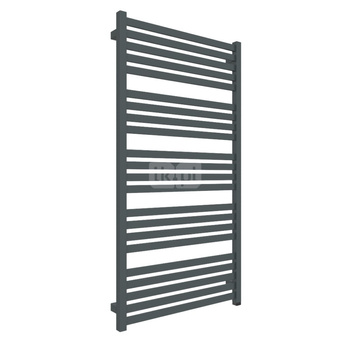 Grzejnik TERMA MARLIN ONE 1185/630 \ Anodic Black, podł. S8, 800W, kabel spiralny z wtyczką [1,5m cz