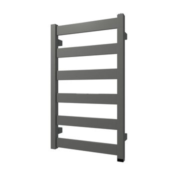 Grzejnik elektryczny TERMA VIVO One 400 x 670 mm, kolor stal nierdzewna, moc 200 W, podłączenie E8, kabel prosty z wtyczką 1,5m srebrzysty