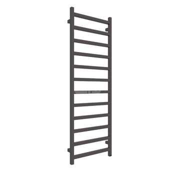 Grzejnik elektryczny TERMA SIMPLE ONE 500 x 1440 mm, kolor brązowy szary RAL8019, moc 600 W, podłączenie E8, kabel prosty bez wtyczki z maskownicą