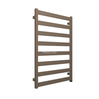 Grzejnik elektryczny TERMA VIVO One 600 x 910 mm, kolor kwarc, moc 400 W, podłączenie E8, kabel prosty z wtyczką 1,5m srebrzysty