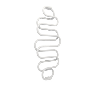 Grzejnik el. TERMA PERŁA 1360/500 Silver Matt, podł. EX, kabel spiralny z wtyczką [2,5m silver]