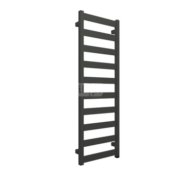 Grzejnik elektryczny TERMA VIVO One 400 x 1150 mm, kolor szary drogowy b RAL7043, moc 400 W, podłączenie E8, kabel prosty bez wtyczki 1,5m czarny