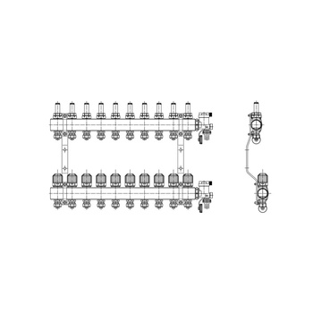 PHA-107/Z Komplet rozdzielacza 3-obwodowy