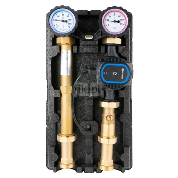 Grupa pompowa AFRISO PrimoTherm 180-1 AP DN 25 AP GZ x GW 1 1/2'' x 1'', z izolacją, z pompą obiegową AFRISO APH 361 25-7/180 mm