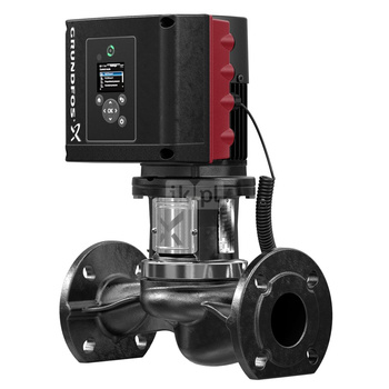 Pompa obiegowa GRUNDFOS TPE3 80-150 typu in-line z silnikiem znormalizowanym 50/60 Hz, moc silnika 1.5kW 2.82 A PN 6 3400 obr/min