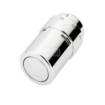 Głowica termostatyczna prosta do zaworów do instalacji grzewczych DANFOSS, zakres reg. 28 … 8'C, przyłącze Click 22 (RAL9016), zabezpieczenie przed zamarzaniem