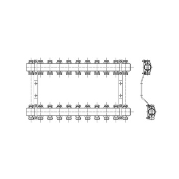 PHA-109 5-obwodowy PN10 Rozdzielacz CuZn