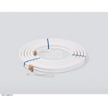 Rura miedziana, chłodnicza, podwójna 3/8“ 5/8“ w otulinie, e-bus, dł. 5mb. (VWL 75 - VWL 125)