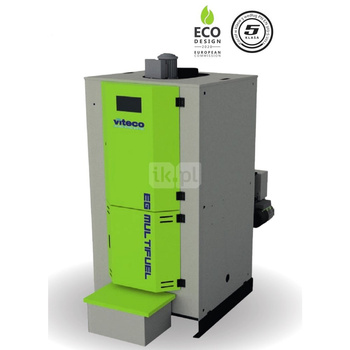 Kocioł na pellet VITECO HEAT EG MULTIFUEL 60 kW z przyłączem c.o.