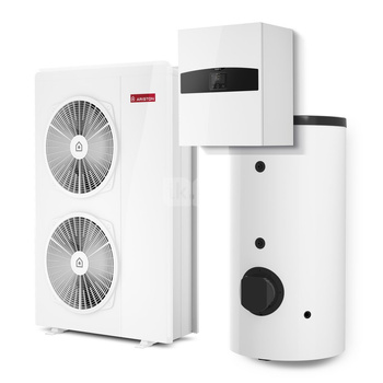 Pakiet - Pompa ciepła powietrze-woda split ARISTON NIMBUS FLEX 150 S-T NET R32 11 kW 400 V + Moduł naścienny SENSYS HD + Moduł komunikacji internetowej (aplikacja Ariston Net)