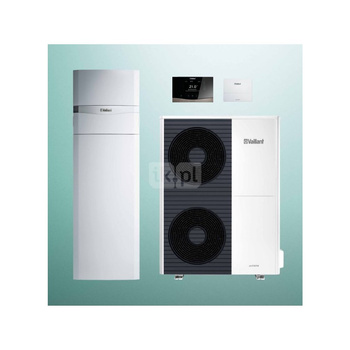 Pakiet Systemowy OZE - Pompa ciepła powietrze-woda split VAILLANT VWL 125/5AS aroTHERM 11.9 kW 400 V + Centrala grzewcza uniTOWER VWL 128/5IS + Regulator sensoCOMFORT VRC 720 + Moduł komunikacji internetowej VR 940f