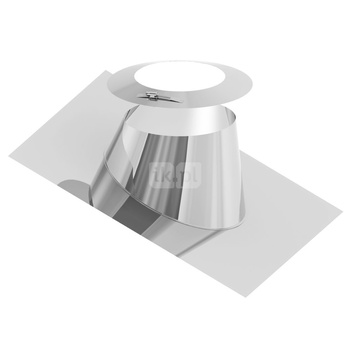 Przejście dachowe 16-25st. aluminiowe z kołnierzem fi180mm