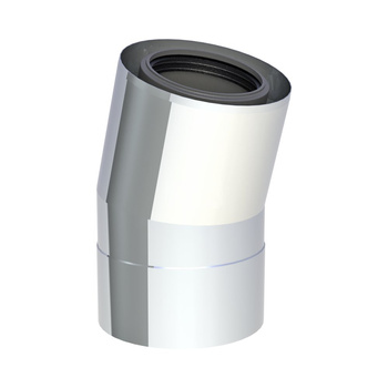 Kolano 15st. DN60/100 wysoki połysk