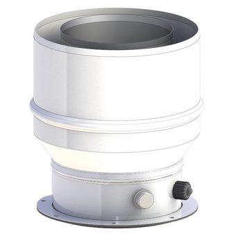 Ferroli złączka kotła z króćcami pomiarowymi Divacondens F24, F28, Bluehelix PRO 25C, 32C, Bluehelix TECH 25C, 18/25/35A fi60/100-80/125mm z uszczelką