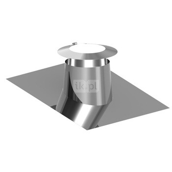 Przejście przez dach 5-15st. stal nierdzewna +kołnierz fi225/450mm