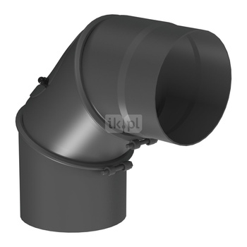 Kolano nastawne 0-90° trzysegmentowe z wczystką-702 284