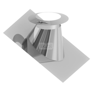 Przejście przez dach 26-35st. aluminiowe z kołnierzem fi150mm 