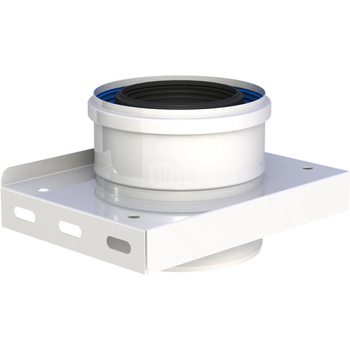 Płyta fundamentowa pośrednia fi100/150mm biała