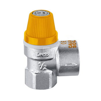 Zawór bezpieczeństwa dla instalacji solarnych 1/2" GW x 3/4" GW 10 bar