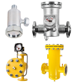 Filtr gazowy WEBA DN150, kołnierzowy - prosty