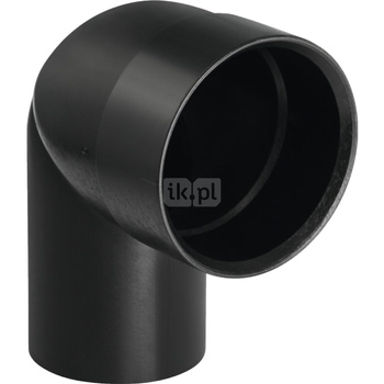 Kolano przyłączeniowe 90' GEBERIT HDPE redukcja, PE / polietylen, 58 mm x 50 mm (króciec)