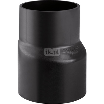 Zwężka niesymetryczna długa GEBERIT HDPE redukcja, PE / polietylen, 200 mm, DN 200 x 110 mm x DN 100 (króciec)
