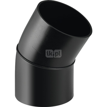 Długi łuk 30' GEBERIT HDPE, PE / polietylen, 200 mm, DN 200 x 200 mm x DN 200 (króciec)