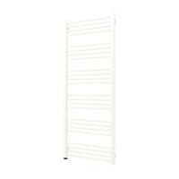 Grzejnik elektryczny TERMA FIONA ONE 530 x 1380 mm, kolor biały drogowy RAL9016, moc 600 W, podłączenie E8, kabel prosty z wtyczką