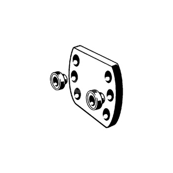 Zestaw płytek gumowych przeznaczenie: śruby M4, nr wzoru 2141.6 ilość w zestawie: 2