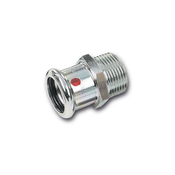 Nypel Concept By SANHA Therm, stal (cynk/nikiel), 54 mm x 2'' (zw x GZ)