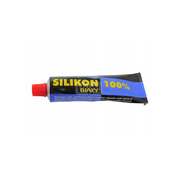 Silikon uniwersalny (tubka zakręcana) UNIPAK SILICONE 60 ml, kolor biały do uszczelniania