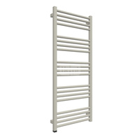 Grzejnik elektryczny TERMA FIONA ONE 480 x 1140 mm, kolor szary jedwabisty RAL7044, moc 400 W, podłączenie E8, kabel prosty bez wtyczki 1,5m srebrzysty