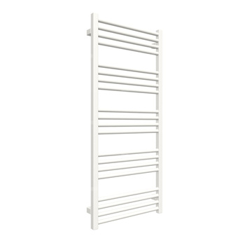 Grzejnik elektryczny TERMA FIONA 500 x 1140 mm, kolor biały drogowy RAL9016, moc 600 W, podłączenie E8, kabel spiralny z wtyczką