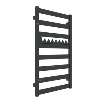 Grzejnik el. TERMA VIVO 910/500 \ RAL 9005 soft, podł. E1, ONE 30x30 RAL 9005 soft, kabel spiralny z