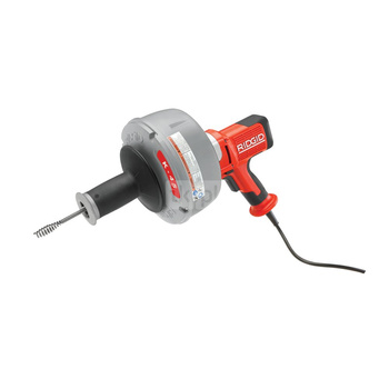 Maszyna do zlewów K-45AF, 230 V z następującym wyposażeniem: - Sprężyna z rdzeniem i bębnem wewnętrznym C - 1IC, 5⁄16" × 25' (8 mm x 7,6 m)