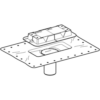 Kołnierz Geberit do rynien zbiorczych serii CleanLine