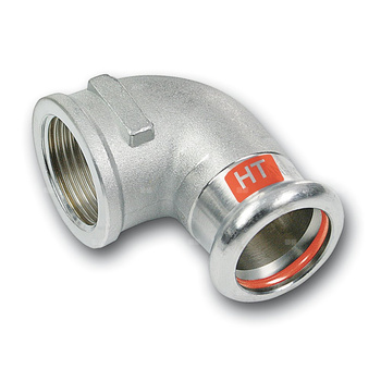 Kolano 90' Concept By SANHA Therm Industry, stal (cynk/nikiel), 42 mm x 1 1/2'' (zw x GW)