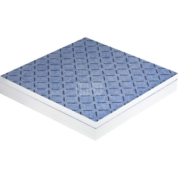 Płyta profilowana do natrysków z odpływem ściennym, L 100x120