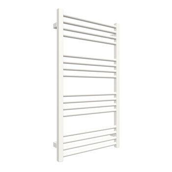 Grzejnik elektryczny TERMA FIONA 500 x 900 mm, kolor biały drogowy RAL9016, moc 400 W, podłączenie E8, kabel spiralny z wtyczką