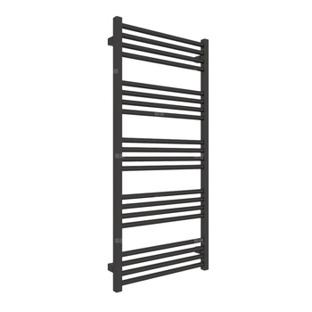 Grzejnik elektryczny TERMA FIONA 530 x 1140 mm, kolor heban, moc 600 W, podłączenie E1, kabel spiralny z wtyczką