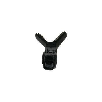 Ssawka obrotwa dwufunkcyjna z dwóch stron wykończona włosiem. Z je