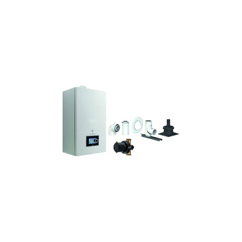 Pakiet - Kocioł gazowy jednofunkcyjny DE DIETRICH Virtuens Smart 32 kondensacyjny wiszący 3.7 - 34.9 kW + Zestaw powietrzno-spalinowy szachtowyBazowy PP/Alu fi 60/100 na fi 80 + Filtr magnetyczny XS90 A
