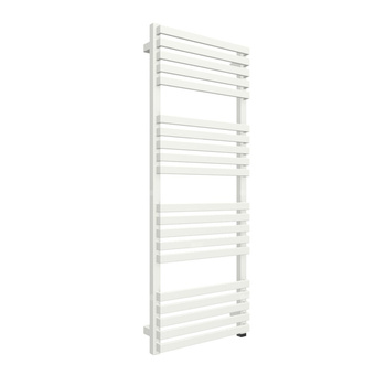 Grzejnik elektryczny TERMA QUADRUS SLIM ONE 450 x 1185 mm, kolor biała ściana, moc 600 W, podłączenie E1, kabel prosty bez wtyczki 1,5m biały