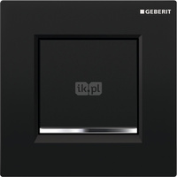 Pneumatyczny zawór spłukujący Geberit do pisuaru, ręczny, Typ 30, czarny-chrom bł.-czarny