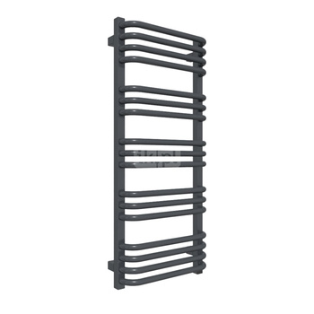 Grzejnik TERMA ALEX ONE 760/400 \ Metallic Black, podł. S1, 300W, kabel spiralny z wtyczką [2,5m cza