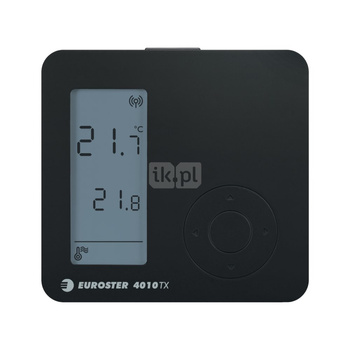 Regulator temperatury Euroster E4010 TXRX, kolor czarny