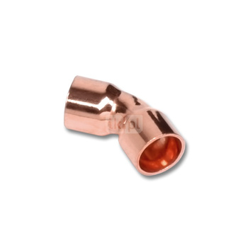 Łuk 45' SANHA 5041, miedź, 64 mm (lut wewnętrzny x lut wewnętrzny)