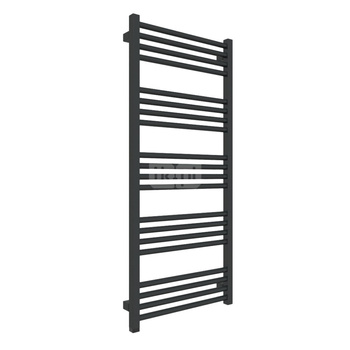 Grzejnik TERMA FIONA ONE 1140/500 \ RAL 9005 matt, podł. S8, 400W, kabel spiralny z wtyczką [1,5m cz