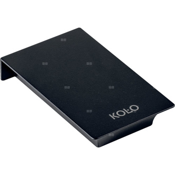 Uchwyt Koło Twins do szafki pod umywalkę, z logo: Czarny