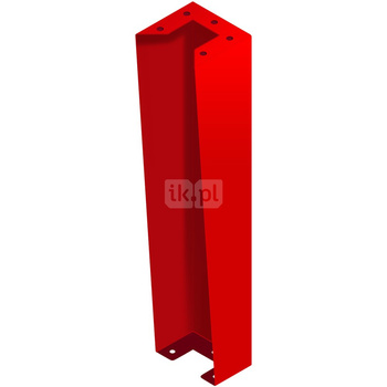 Podpora z blachy 1 mm: 650 x 235 mm, do szafy gł. 250 (25 GW, 52 G6GW) RAL 3000